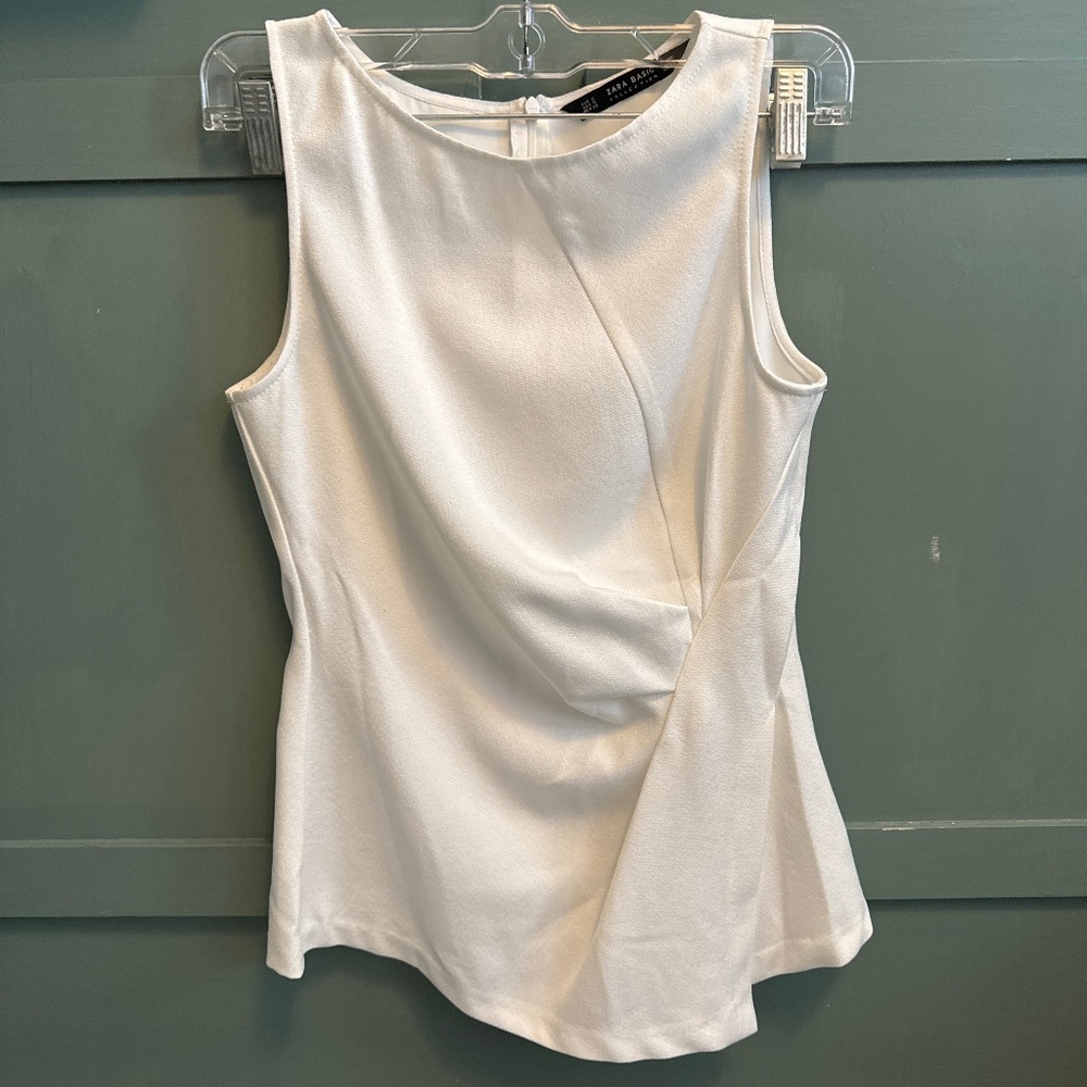 Zara basics white shirt